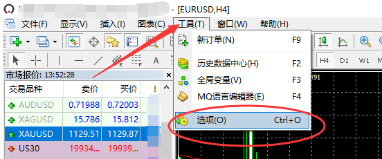 MT4只读密码更改设置也叫观摩密码设置图文教程