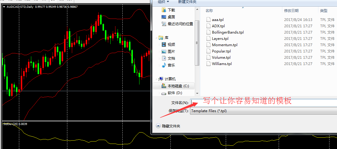 MT4模板怎么直接调用？MT4如何保持使用模板？